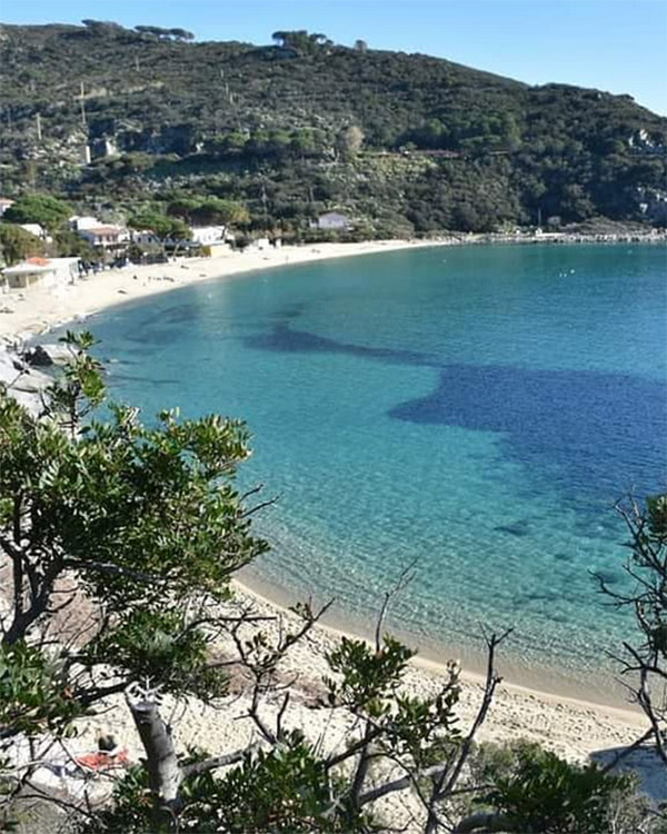 spiaggia di Cavoli all'Isola d'Elba